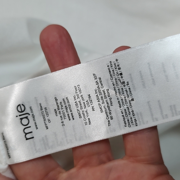 NWT NEW Maje Organic Cotton Retro Tee - Picture 13 of 13